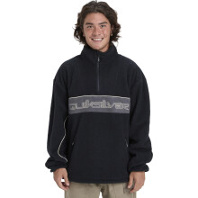 (2XL, Black) Quiksilver Mens Omni Sherpa Oversized Half Zip Fleece