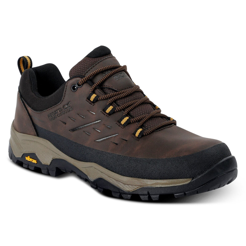 Regatta (11 Uk, Peat/Wood) Mens Blake Breathable Low Cut Walking Shoes