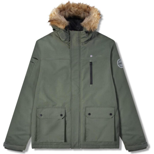 Lambretta (L, Khaki) Lambretta Mens Utility Parka Jacket