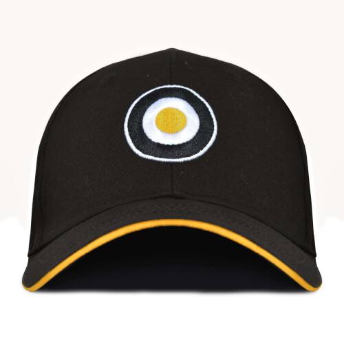 Lambretta Lambretta Mens Target Cap Baseball Cap - Black - OS