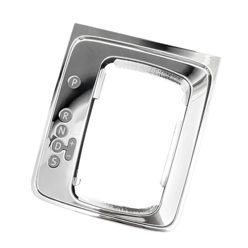 For  B6 2005-2011 Car Gear Shift Base Gear Shift Knob Frame Accessories 3C1713203A Bright Silver 1