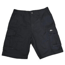 (30, Black) Quiksilver Mens Grimshaw Cargo Shorts