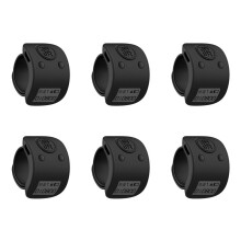 6X Digital LCD Elektronischer Finger Ring Hand ÜBereinstimmen Zähler 6 Stelliger Wiederaufladbarer Zähler Clicker-Schwarz