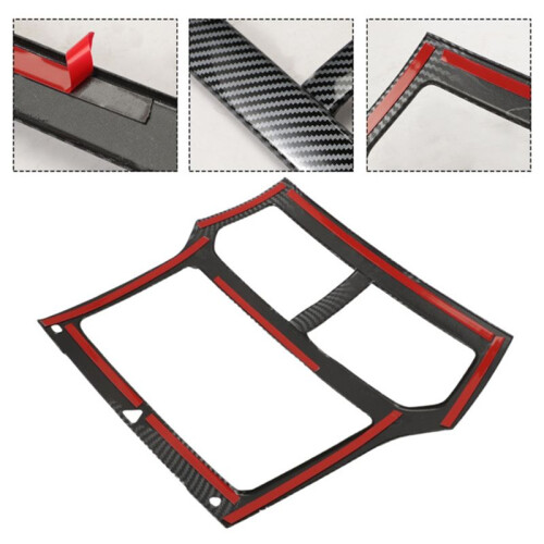 For  Explorer 2011 - 2015 Car Interior Console Navigation Cover Frame Trim Car Accessories