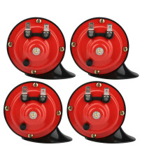 4X 300DB 12V Universele Elektrische Slak Trein Hoorn Super Luide Waterdichte Hoorns Sirene voor Motorfiets Auto Vrachtwagen SUV Boot