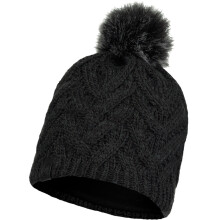 (One Size, Graphite) Buff Unisex Knitted Fleece Lined Warm Winter Beanie Hat