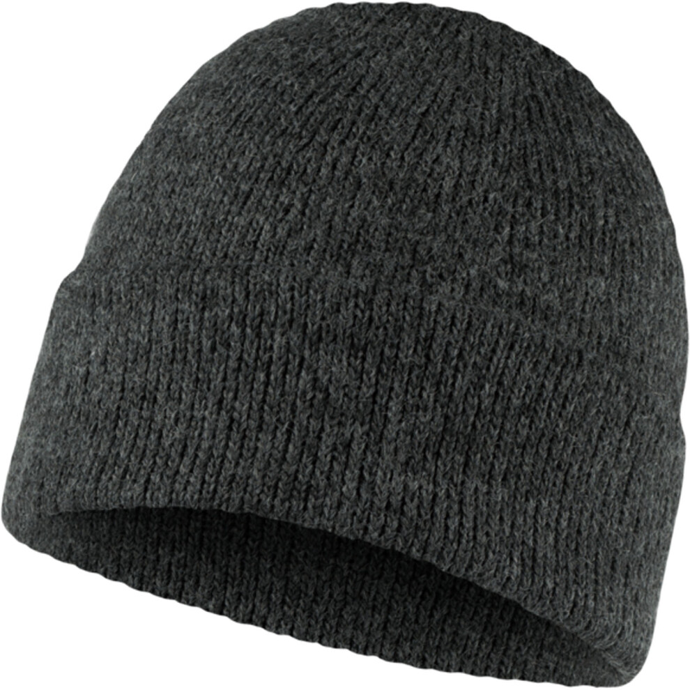 Buff (One Size, Jarn Graphite) Unisex Knitted Warm Winter Beanie Hat
