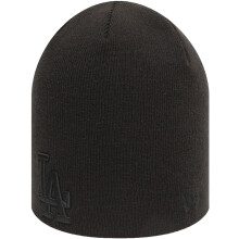 New Era LA Dodgers Essential MLB Knitted Winter Warm Beanie Skull Hat - Black