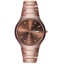 (Coffee gold men's style) Premium Unisex New Quartz Watch, Dual Day Date Calendar Waterproof Hot Selling Wrist Watch for Men Women