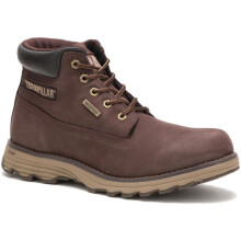 (10 UK, Coffee Bean) CAT Mens Founder Waterproof Nubuck Boots