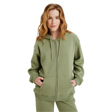(S, Oil Green) Roxy Womens Surf Stoked Relaxed Zip Up Hoodie