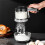 Semi-Automatic Flour Sifter Hand Press,Plastic Baking Sieve Cup for Powdered Sugar,Cup-Shaped Strainer for Baking 2
