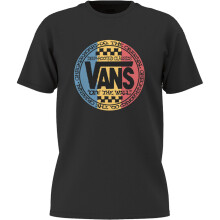 (S, Black) Vans Kids Retro Co Crew Neck Short Sleeve T-Shirt