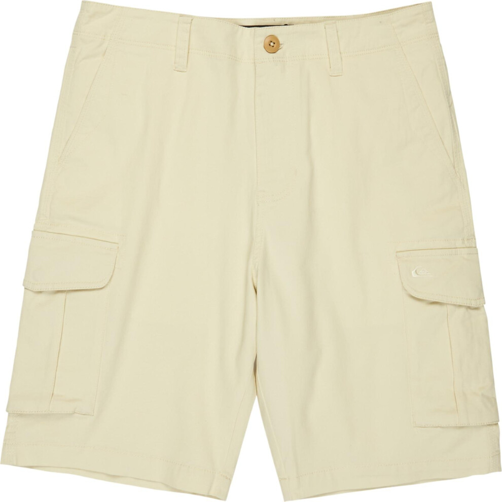 Quiksilver (30, White Black) Mens Mw Cargo Cargo Shorts