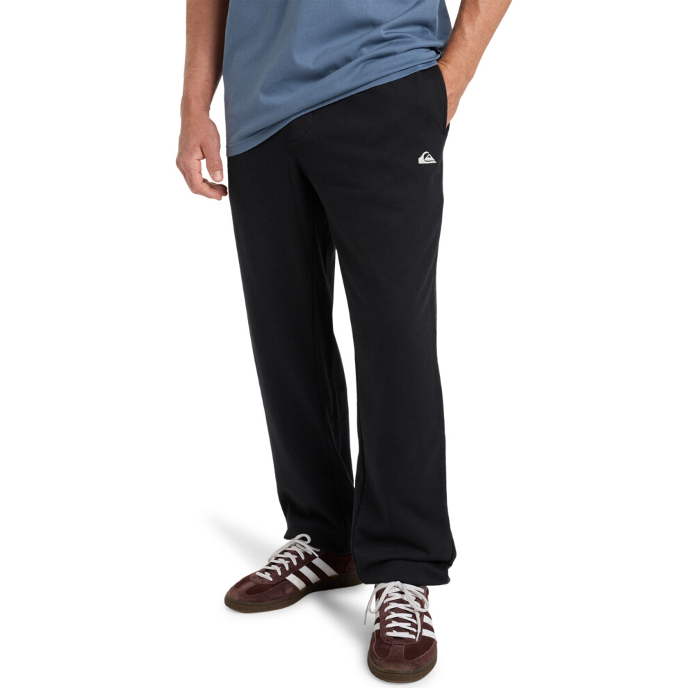 Quiksilver (Xl, Black) Mens Basic Jogger Elasticated Joggers