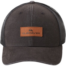 (One Size, Anthracite) Quiksilver Mens Down The Hatch Adjustable Trucker Baseball Cap Hat