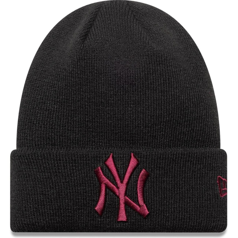 New Era (Youth, Black) Kids Knit Medium New York Yankees Beanie