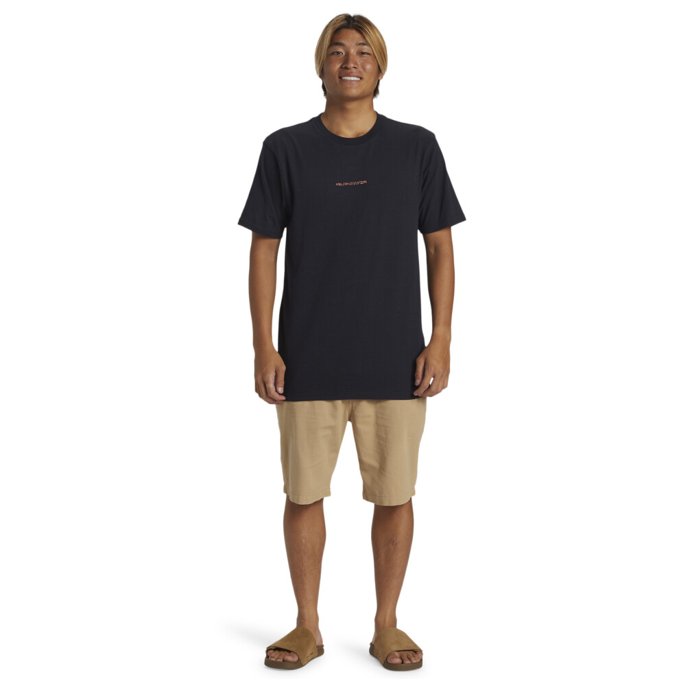 Quiksilver (28, Khaki) Men Everyday Union Light Walk Short Casual Cotton Chino Shorts