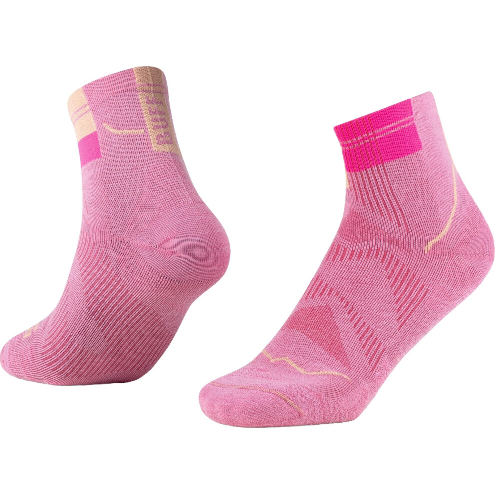 Buff (S, Pink) Coolnet Lightweight Breathable Ankle Socks