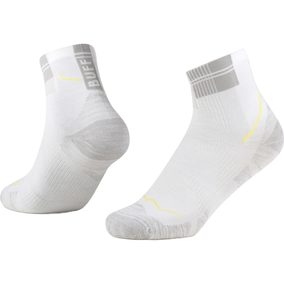 Buff (L, White) Coolnet Lightweight Breathable Ankle Socks