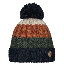 (4-8 Yrs, Rust) Barts Kids Childrens Wilhelm Chunky Cable Knit Warm Winter Beanie Hat