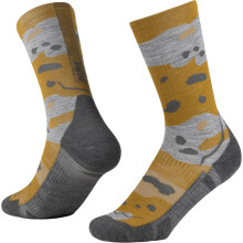 (M, Umber Khaki) Buff Merino Lightweight Hiking Crew Socks