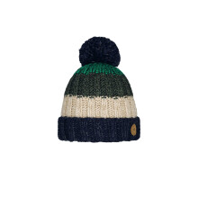(4-8 Yrs, Green) Barts Kids Childrens Wilhelm Chunky Cable Knit Warm Winter Beanie Hat