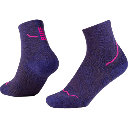 Buff (S, Ultramarine) Buff Dryflx Breathable Running Ankle Socks