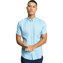 (XL, Blue) Ben Sherman Mens Signature Oxford Short Sleeve Shirt