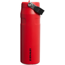 (OS, Chili Black) Stanley IceFlow Bottle Flip Straw 2.0 0.7L Water Bottle