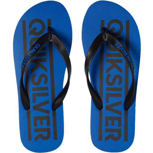 Quiksilver (12K UK, Blue) Quiksilver Kids Java Wordmark Flip Flops
