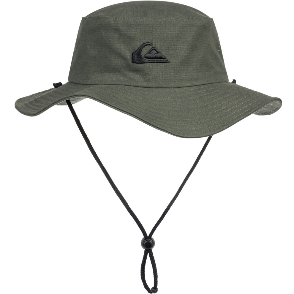 Quiksilver (S/M, Thyme) Mens Bushmaster Boonie Bucket Hat