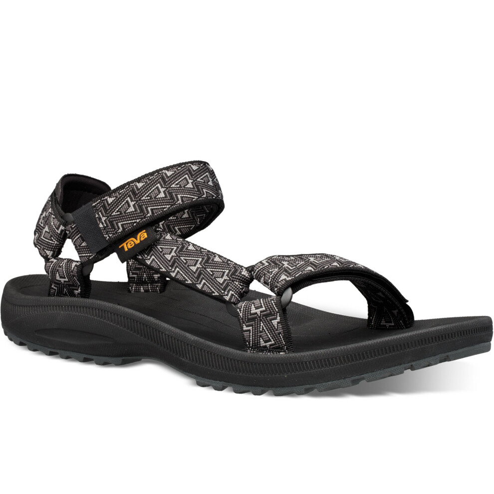 Teva (12 Uk, Bamboo Black) Mens Winsted Adjustable Summer Outdoor Walking Flip Flops Sandals
