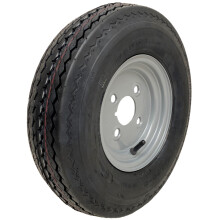 4.80/4.00-8 Trailer Wheel 6ply High Speed Road Legal Tyre on Rim 345kgs 4" PCD