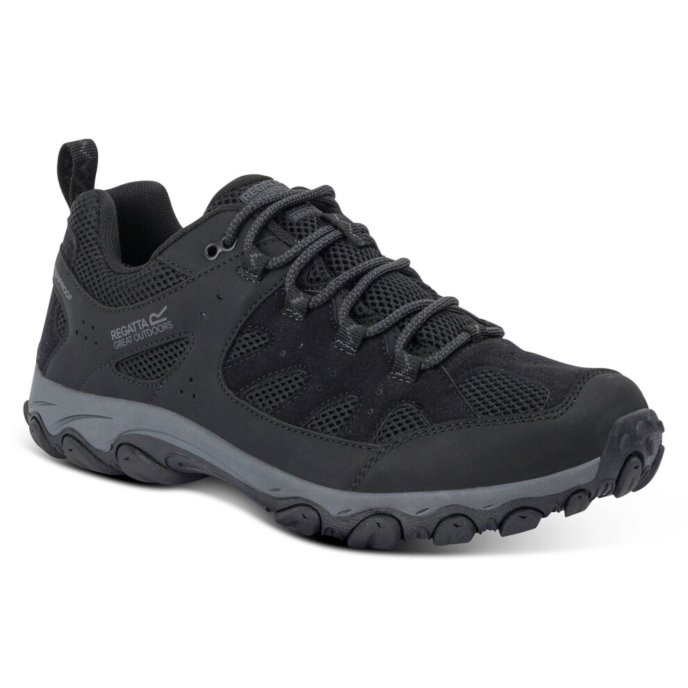 Regatta (7 Uk, Black/Granit) Mens Edgepoint Iv Low Cut Walking Shoes