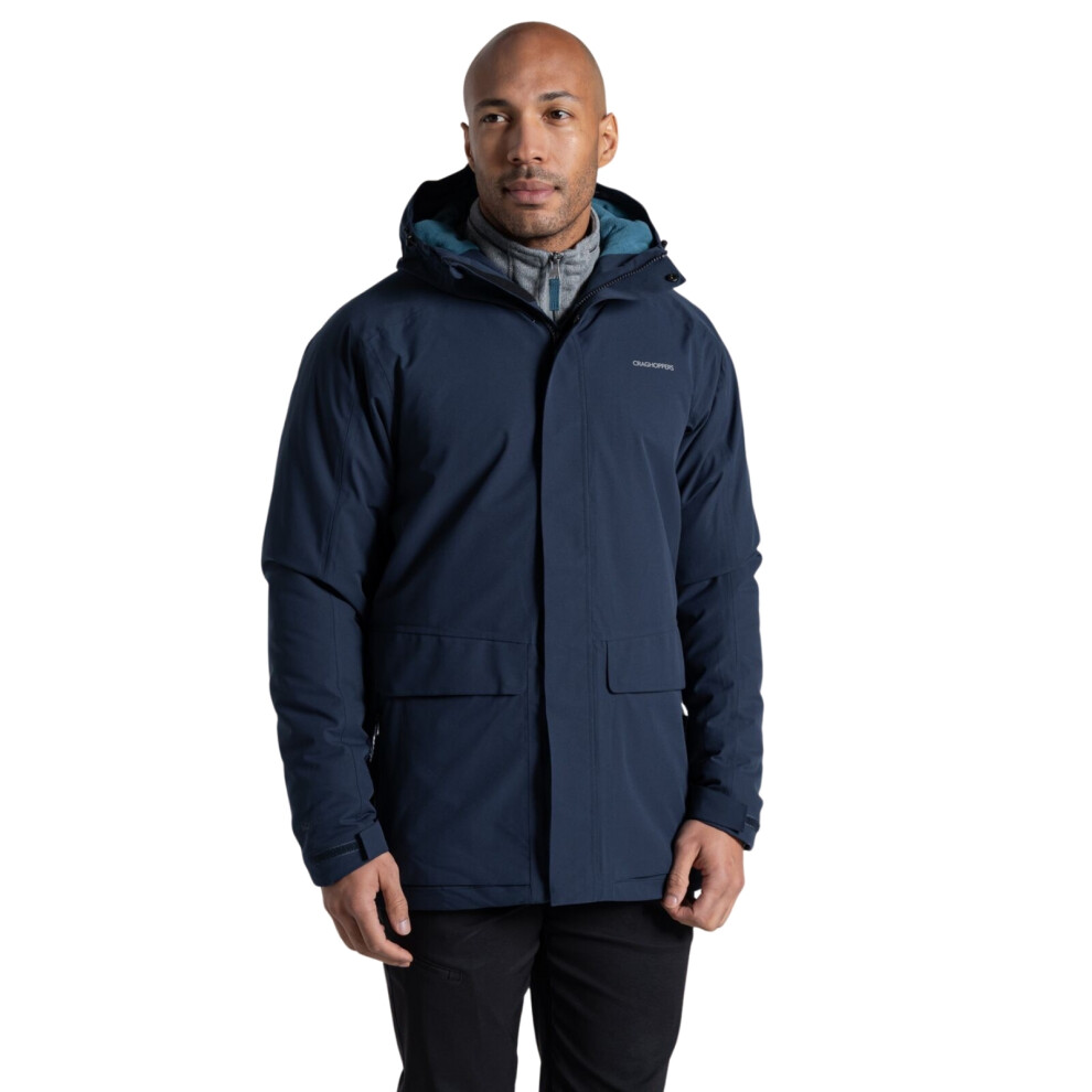 Craghoppers Men's Lorton Ii Thermic Waterproof Jacket: : :, Blue Navy Small - Outdoor Action - Image 2
