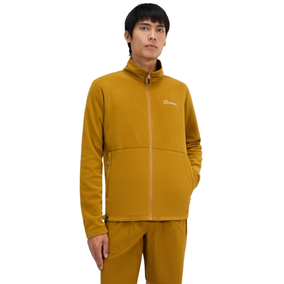 Berghaus (Xl, Clay Soil) Mens Prism Polartec Interactive Zipped Walking Fleece Jacket