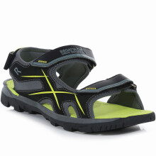 (11 UK, Black/Briar/Kiwi) Regatta Mens Kota Drift Lightweight Adjustable Outdoor Walking Sandals