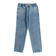Billabong Kids Larry Elasticated Waist Cotton Denim Pants Joggers Vintage Look