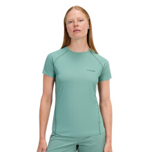 (14, Light Terrain) Berghaus Womens 24/7 Tech Short Sleeved Stretch Walking T-Shirt Top Tee