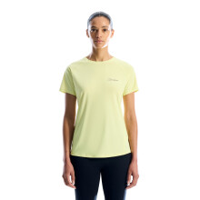 (16, Lemon Ice) Berghaus Womens 24/7 Tech Short Sleeved Stretch Walking T-Shirt Top Tee