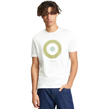 (L, Putty) Ben Sherman Mens Signature Target Short Sleeve T-Shirt
