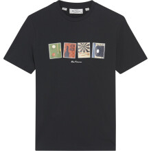 (4XL, Black) Ben Sherman Mens Pub Sports Big & Tall Short Sleeve T-Shirt