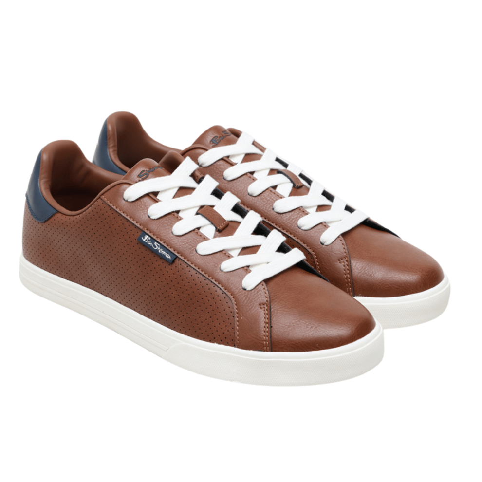 Ben Sherman (10 Uk, Tan) Mens Chase Trainers