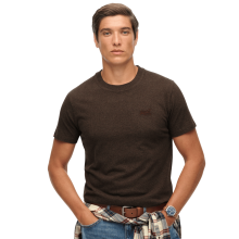 (M, Nutmeg Brown) Superdry Mens Essential Logo Slim Fit Short Sleeve T-Shirt