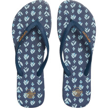 (3 - 4 UK, Shibori Ditsy Navy) Superdry Womens Printed All Over Flip Flops