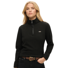 (10, Black) Superdry Womens Polar Fleece Half Zip Fleece