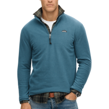 (2XL, Orion Blue) Superdry Mens Polar Fleece Half Zip Fleece