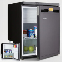 Arebos 65L Compressor Camping Fridge with Freezer (-20°C), 12/24V for Car & Truck, Reversible Door, APP Control, Portable RV & Outdoor Cooler