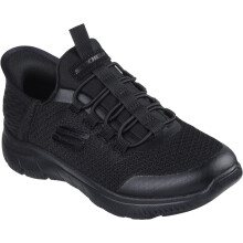 Skechers Kids Summits Slip-Ins Elastic Lace Trainers Sneakers Shoes